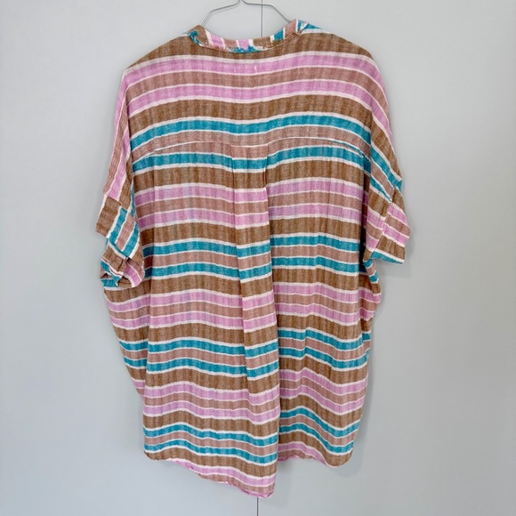 FREE PEOPLE INTIMATELY Beachy Linen Cotton Tunic Top - Picture 3 of 8